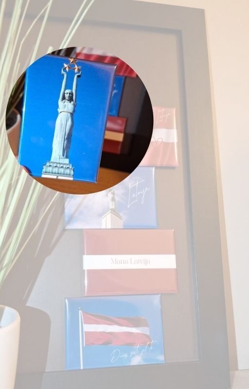 ❤️ 'Mana Latvija' magnētiņš V