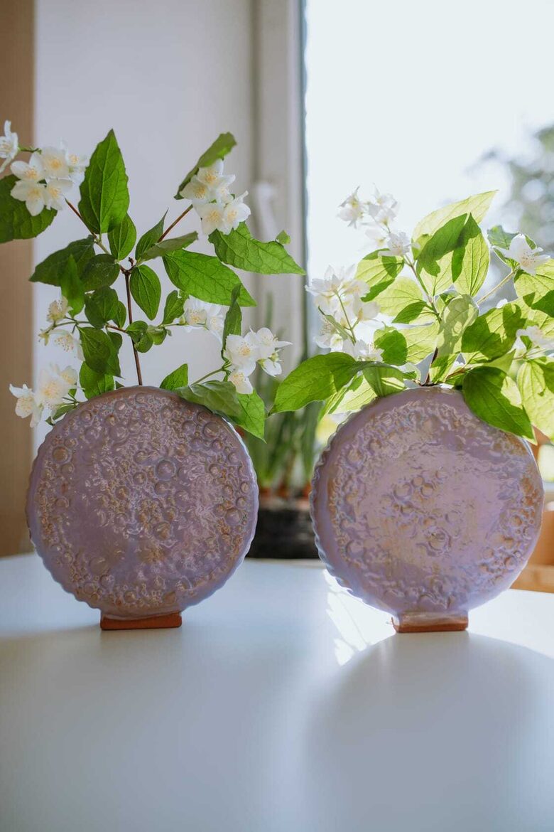 Vāze 'Ziedu dārzs' 💜