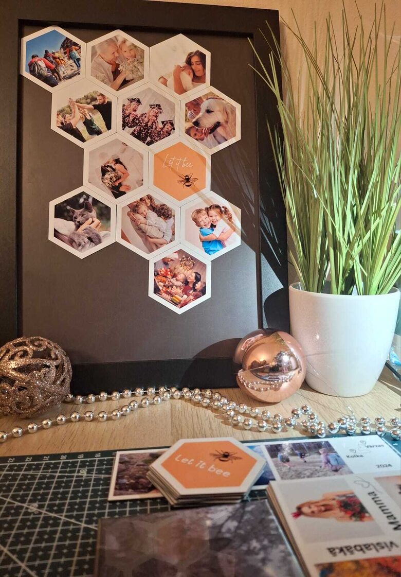 🐝 'Let it bee' mini sajūtu fotomagnētu komplekts (12 gab)