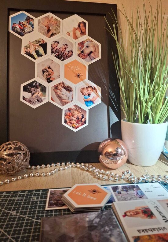 🐝 'Let it bee' mini sajūtu fotomagnētu komplekts (12 gab)