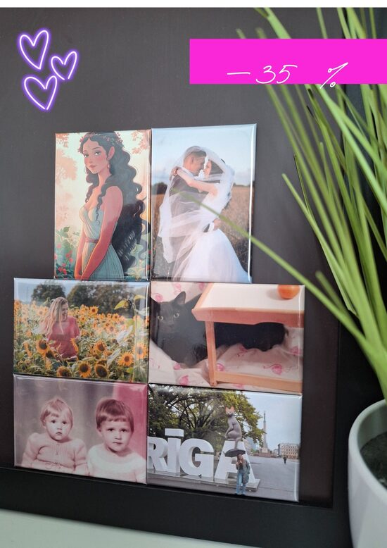 🔥 Mazais fotomagnētu komplekts (6 gb) ar 35% atlaidi
